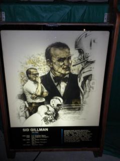 Sid Gillman San Diego Chargers NFL Football HOF Piece from