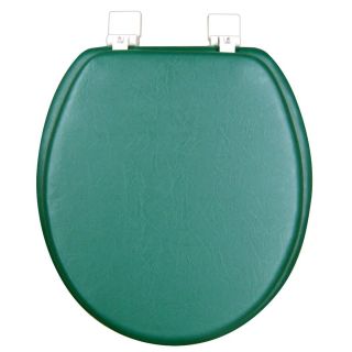 Ginsey Classique Standard Round Soft Padded Toilet Seat Dark Green