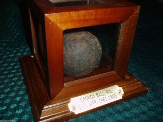 Civil War Relic Cannon Ball Republic of Texas Goliad Area