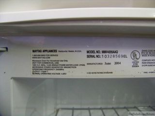 Maytag MMV4205AAQ 1150 Over The Range Microwave Oven