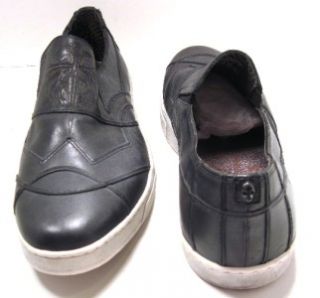 New Mark Nason Lounge Glassboro Gray Slip on Loafers Shoes Mens 10 5