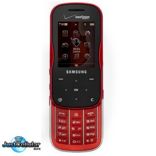  Trance Verizon PagePlus GPS Camera Cell Phone No Contract Red