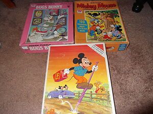  Looney Tunes Bugs Bunny Mickey Mouse Goofy Minnie Mouse Puzzles