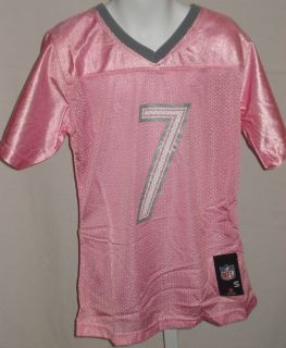 Pittsburgh Steelers Football Youth Girls Jersey Rothlesburger 7 Pink