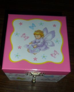 Musical Fairy Tale Jewelry Box New Girls Jewelry Box Pink Childrens