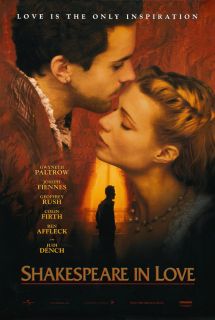 Shakespeare in Love Movie Poster 1 Sided Original 27x40