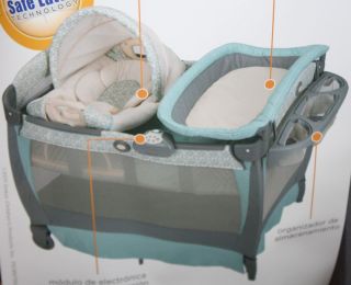 Graco Pack N Play Baby Playard with Cuddle Cove Rocking Seat Winslet