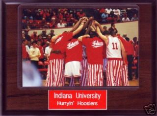 Indiana Hoosiers Basketball Bob Knight Plaque $25 SRP