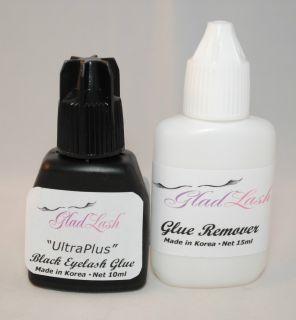 Glad Lash Eyelash Extension Black Bottle Ultra Plus Adhesive Glue Gel