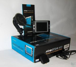  Digital Finedrive 400 Portable in Car Navigation GPS System