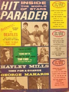  1964 Beatles Hayley Mills George Maharis Trini Lopez Tim YURO