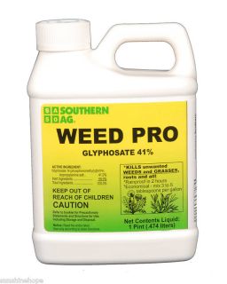 Weed Pro Glyphosate 41 Grass Weed Killer 16oz Pint