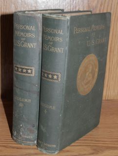  PERSONAL MEMOIRS OF GENERAL ULYSSES S. GRANT illustrated Union Army