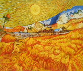 La Mietitura High Quality Repro of Van Gogh 20X24