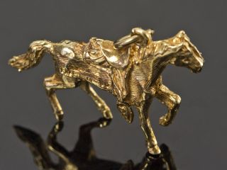 Carat Gold Horse Bracelet Charm