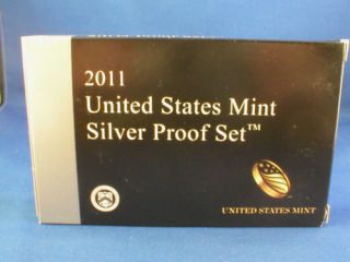 2011 U s Mint Silver Proof Set 14 Coins National Parks Quarters