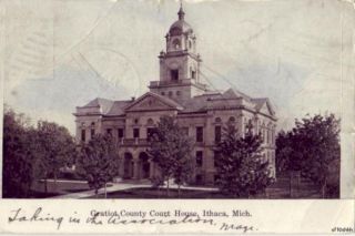 Gratiot County Court House Ithaca MI 1908