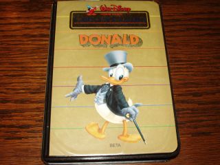 Walt Disney Cartoon Classics Limited Gold Donald Duck Beta 1984
