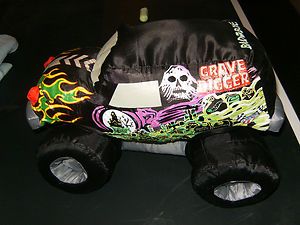 Grave Digger Soft Monster Truck Toy