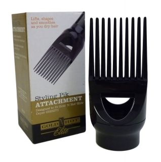 Gold N Hot Elite Styling PIK Hair Blow Dryer Attachment Lifts Shapes