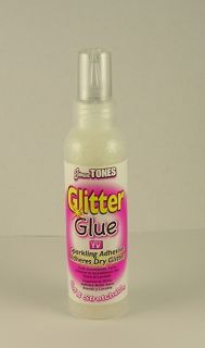 Craft Hobby Glitter Glue by Jones Tones 4 oz Bottle