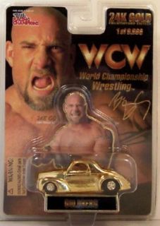 Racing Champions WCW Goldberg Willys 24K Gold 1 64