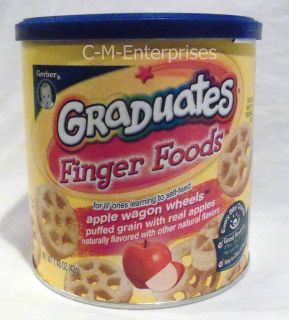 Gerber Graduates Finger Foods Apple Wagon Wheels