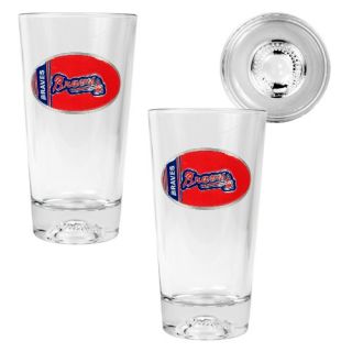 Great American Products MLB Pint Ale Glass with Baseball Bottom Set of
