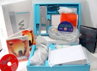 Nintendo Wii Game System Bundle with 2 Games →worldwide Shipping