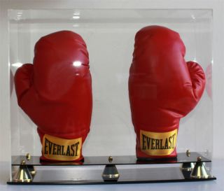 Double Boxing Glove Display Case UV Protection