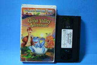 The Land Before Time II The Great Valley Adventure VHS Video Kids