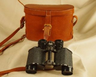 Permex Binoculars France 8x32 Lightweight Original Leather Case Circa