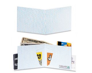 Dynomighty Graph Paper Mighty Wallet Tyvek Free Ships