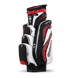 New TaylorMade Catalina 3 0 Black White Red Golf Cart Bag