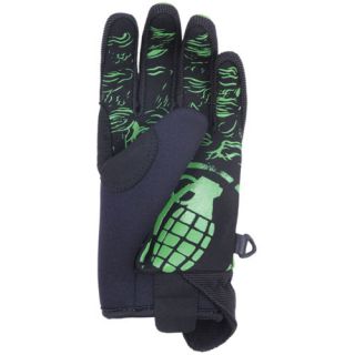 New Grenade Lizard Green 2012 Snowboard Ski Gloves Mens s M L XL Ride