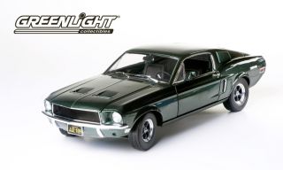 Greenlight Collectibles Ford Mustang Bullitt Green 1 18 Scale Steve