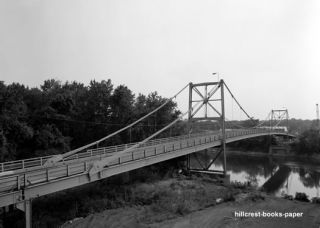 Hutsonville Bridge Wabash River Near Graysville in Pic