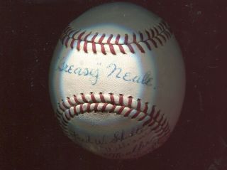 Old Baseball Signed by Greasy Neale Casey Stengel Billy Southworth JSA