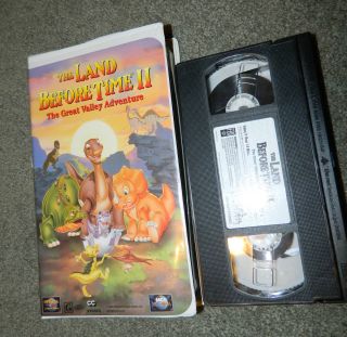 The Land Before Time II The Great Valley Adventure VHS, 1994 movie