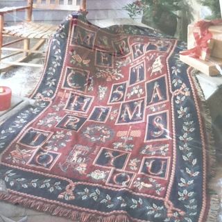 New Goodwin Weavers 100 Cotton Afghan Throw Blanket