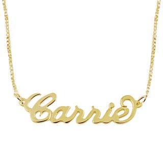  Personalized Name Necklace 18k Gold Plated Custom Made Choose any Name