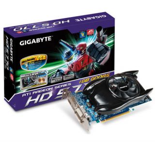 Gigabyte ATI Radeon HD 5770 1GB PCIE (GV R577UD 1GD) video card pulled