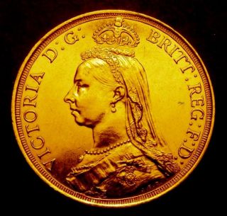  GEF Double Gold Sovereign Coin Two Pounds £2 1869 Gold Sovereign
