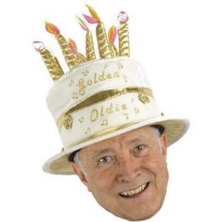   Birthday Golden Oldie Cake Halloween Costume Deluxe Party Top Hat