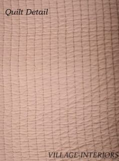 Metro Hotel Taupe Tan Channel Matelasse Osize King Quilt Coverlet