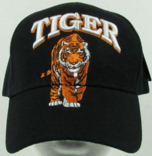 New Black Prowling Bengal Tiger Baseball Cap Hat