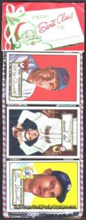1952 Topps Pack with Low Black Backs Christmas Xmas Cello Rack Packs
