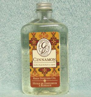 Greenleaf Reed Diffuser Oil Cinnamon Scent Aromatic Warmth Throughout