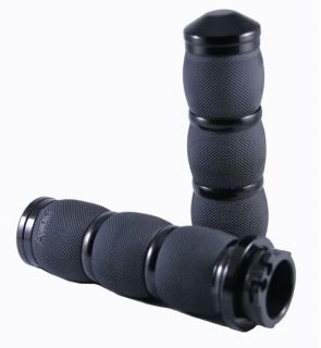This photo shows Harley grips. The Metric grips look the same, but the