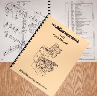 Gorton 1 22 Mastermil Milling Machine Parts Manual